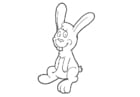 Coloriage lapin