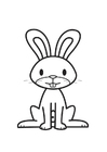 coloriage Lapin
