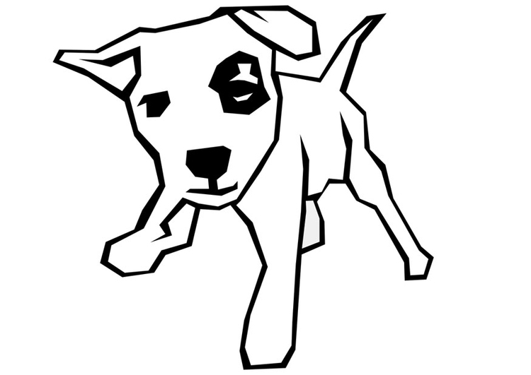 Coloriage le chien