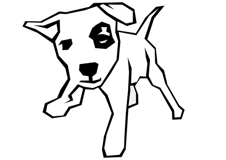 Coloriage le chien