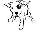 Coloriage le chien