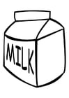 Coloriage le lait