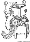 coloriage le loup