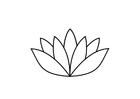 Coloriages le nénuphar