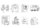 Coloriages le parcours de la lettre - correcte