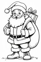 Le Père Noël sur la route