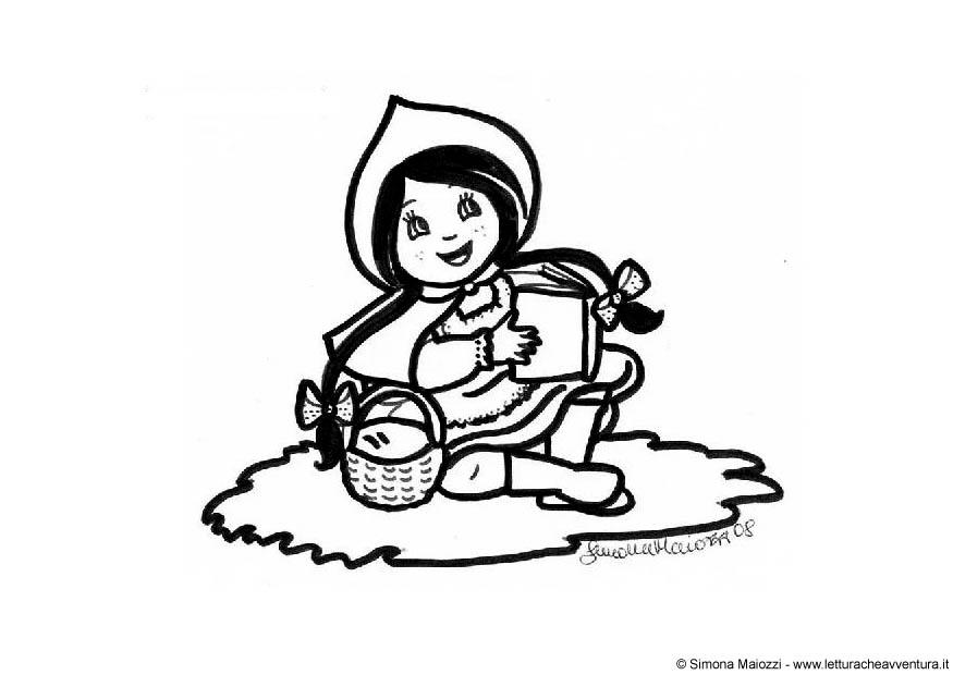 Coloriage Le Petit Chaperon Rouge Coloriages Gratuits A Imprimer Dessin 123