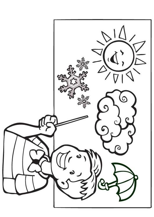 Coloriage le temps - Coloriages Gratuits à Imprimer - Dessin 9513