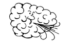 coloriage le vent
