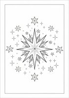 Les étoiles de Noël scintillent