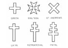 Coloriages les croix