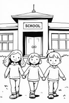 Les enfants à l'école