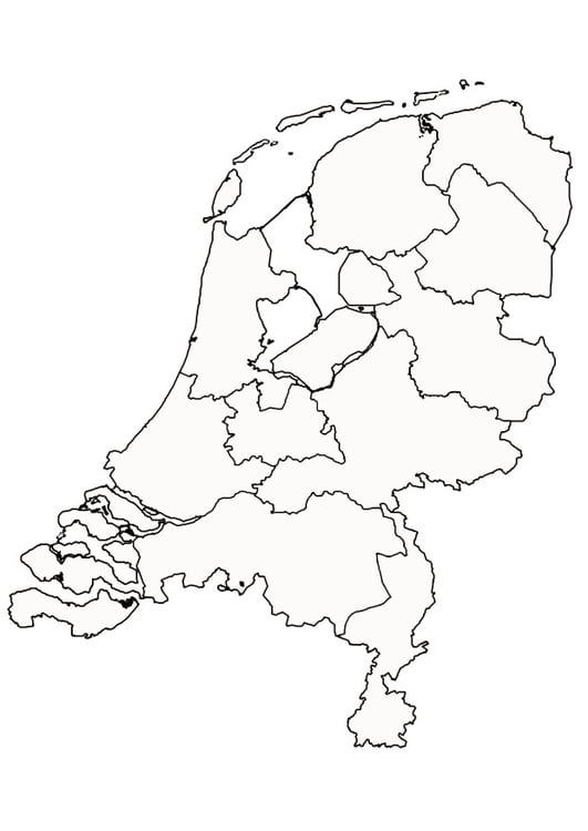 Coloriage Les Pays-Bas