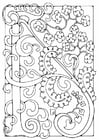 Coloriage lettre - A