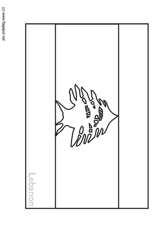 Coloriage Liban  Coloriages Gratuits à Imprimer  Dessin 6293