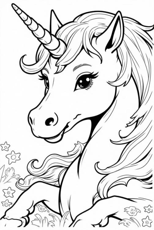 Licorne dans le prÃ©