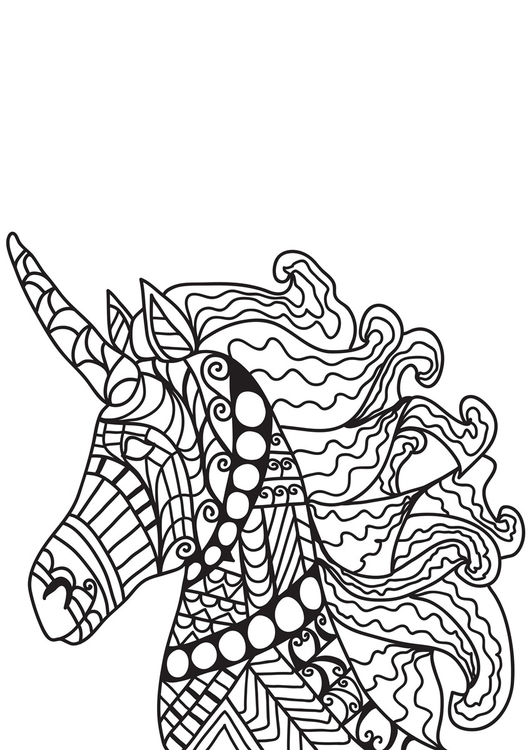 Coloriage Licorne  Coloriages Gratuits à Imprimer  Dessin 31003