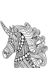 Coloriage Licorne