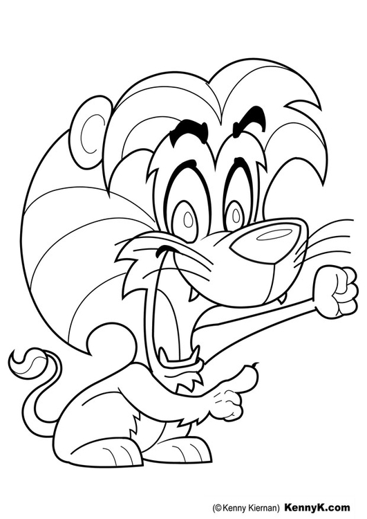 Coloriage lion  Coloriages Gratuits à Imprimer  Dessin 21751