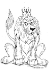 Coloriage lion et lionne  Coloriages Gratuits à Imprimer  Dessin 16633