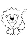 Coloriage lion