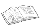 coloriage livre - lire (2)