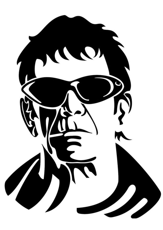 Coloriage Lou Reed