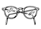 Coloriage lunettes