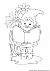coloriage lutin