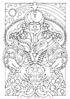 coloriage magicien
