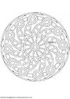 Coloriage mandala C1