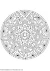 Coloriage mandala C2