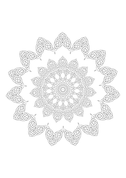 Coloriage Mandala