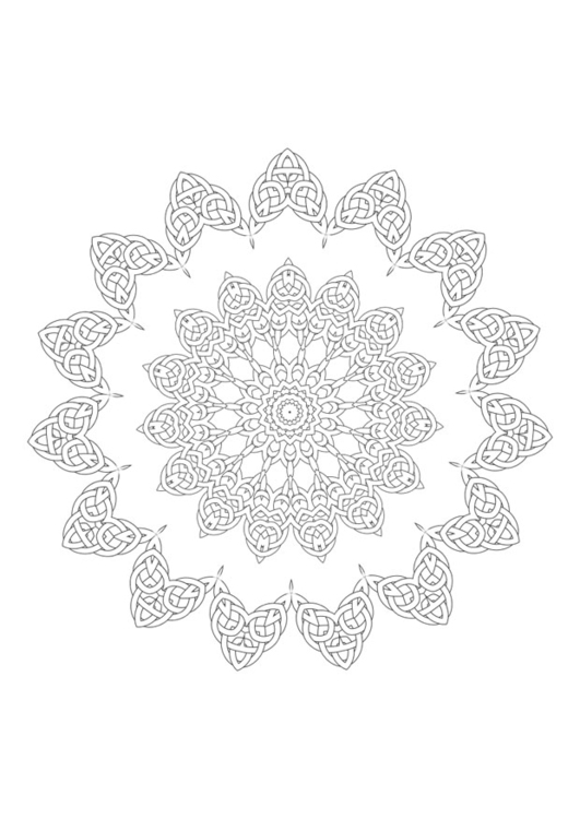 Coloriage Mandala