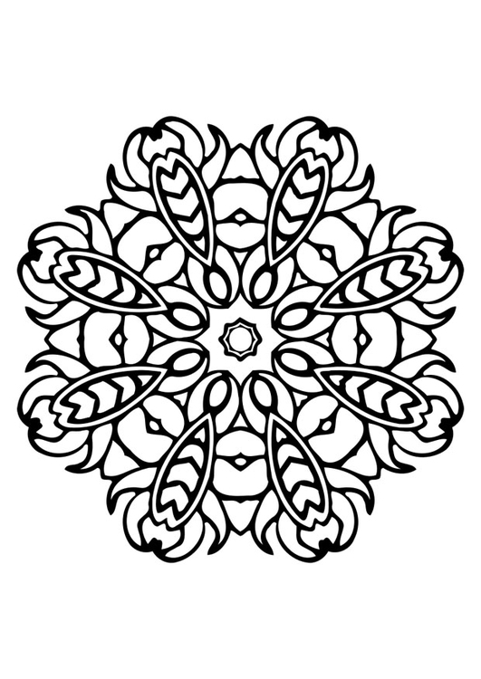 Coloriage Mandala