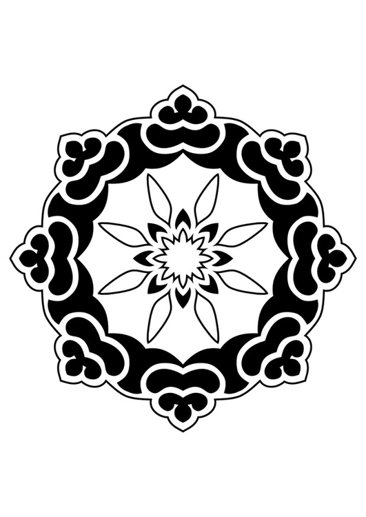 Coloriage Mandala