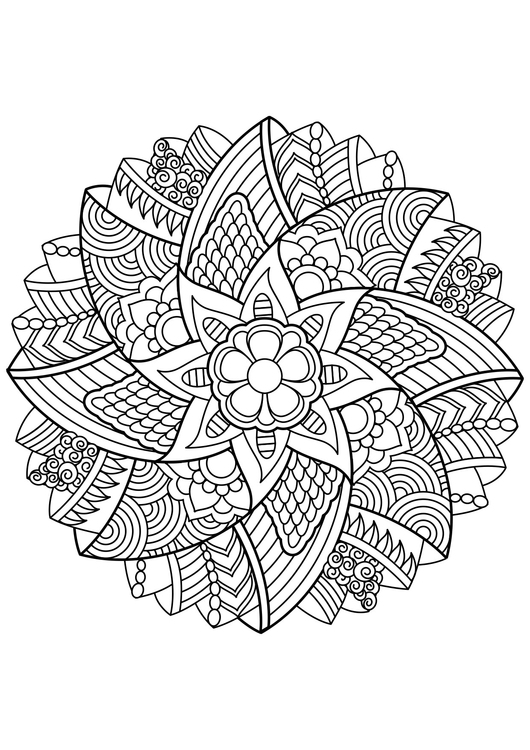 Coloriage Mandala