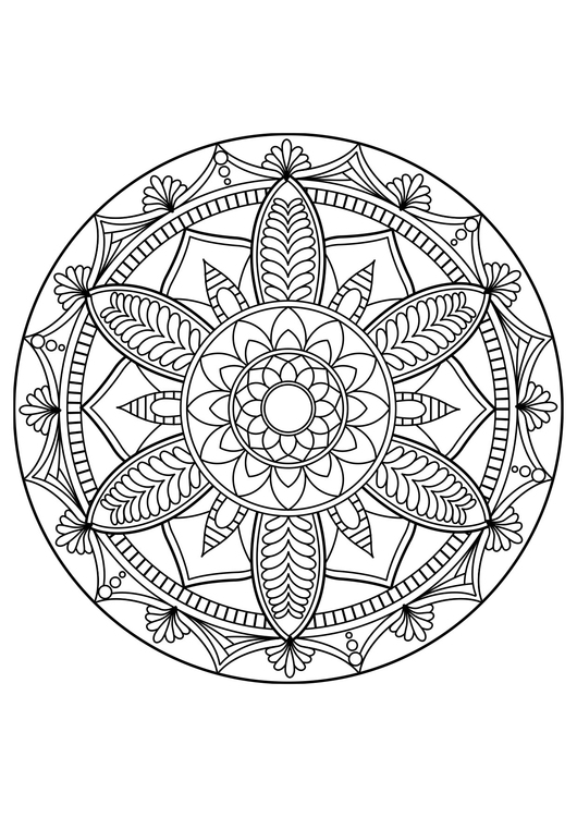 Coloriage Mandala