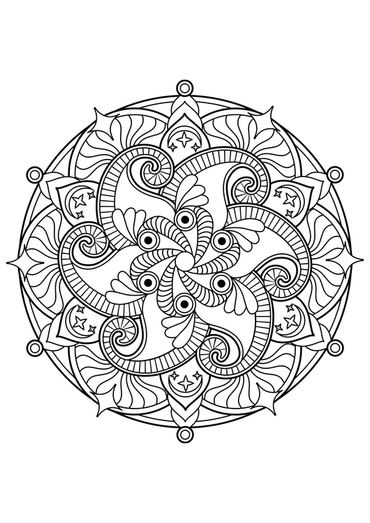 Coloriage Mandala