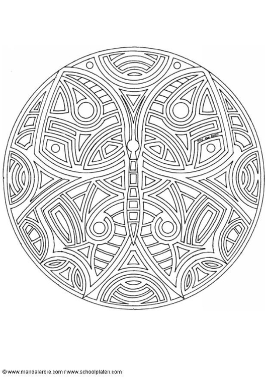 Coloriage Mandala