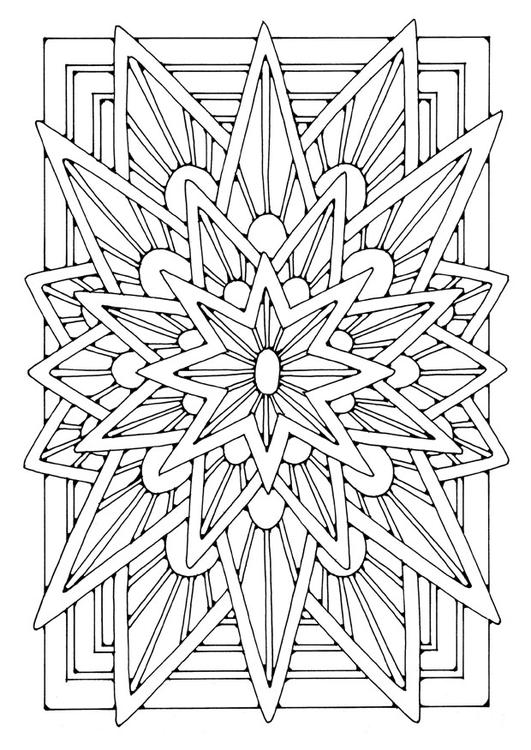 mandala - Ã©toile
