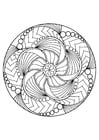 Coloriage mandala