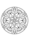 Coloriage mandala