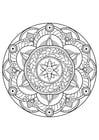 Coloriage mandala