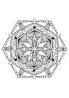 Coloriage mandala