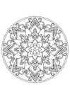 Coloriage mandala