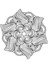 Coloriage Mandala