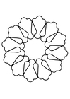 Coloriage mandala15