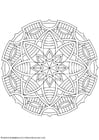 Coloriage mandala1602f