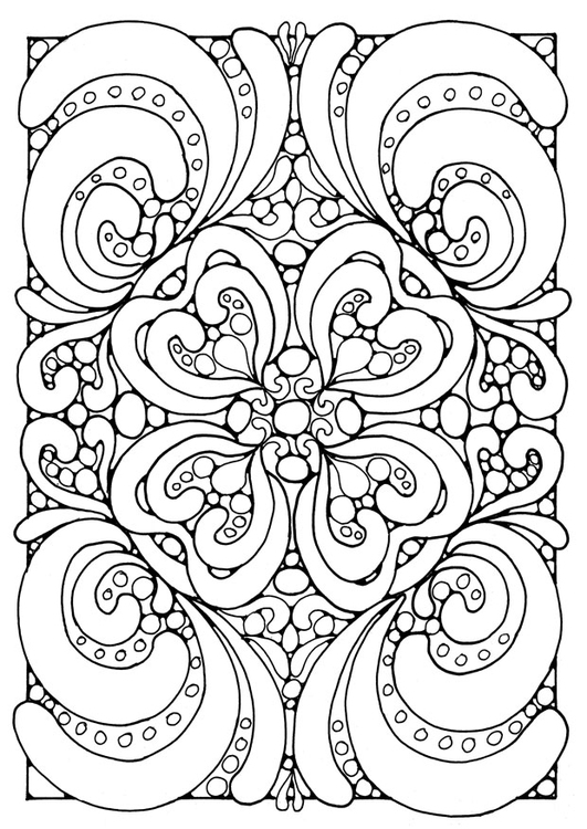 Coloriage mandala4a